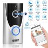 WiFi Video Doorbell Wireless Door Bell 720P HD WiFi Security Camera - White