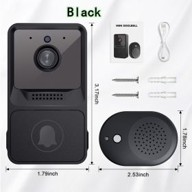 Smart Home Video Intercom WIFI Infrared Night Vision Outdoor Home Security Alarm Camera 480P Monito Wireless button Doorbell - China - Z20 black