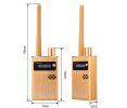 G319G  Bug GPS Camera RF Signal Detector Set GPS Tracker Wireless Camera Amplification Ultra-High Sensitivity GSM Device Finder - gold