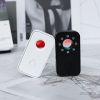 SM007 Portable Hidden Camera Detector Anti Detector Mini Pinhole Camera Finder Anti-Theft Alarm - white