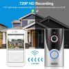 WiFi Video Doorbell Wireless Door Bell 720P HD WiFi Security Camera - White