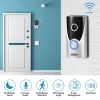 WiFi Video Doorbell Wireless Door Bell 720P HD WiFi Security Camera - White