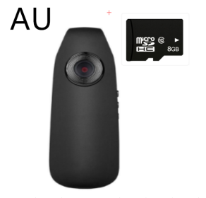 Compatible With ApplePortable Mini Video Camera One-click Recording (size: 8GB AU plug)